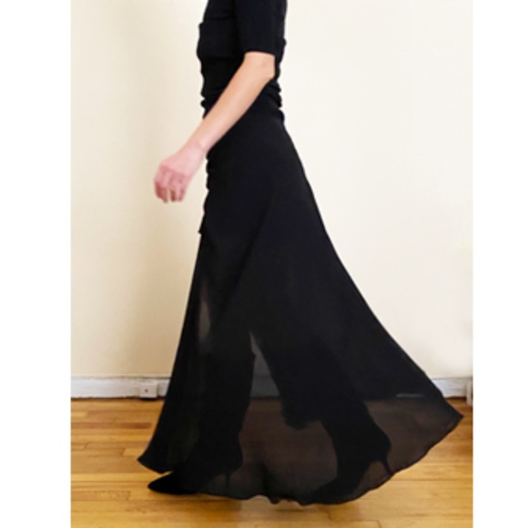 ZARA CONTRASTING ASYMMETRICAL SKIRT SIZE M - Picture 6 of 8